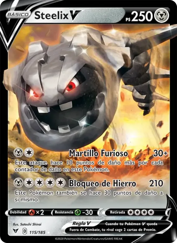 Steelix V 115 – Voltaje Vívido
