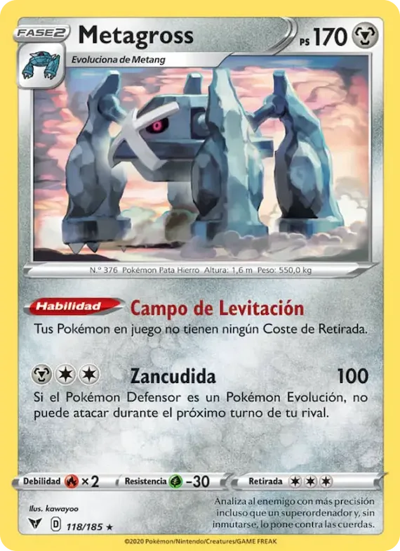 Metagross 118 – Voltaje Vívido