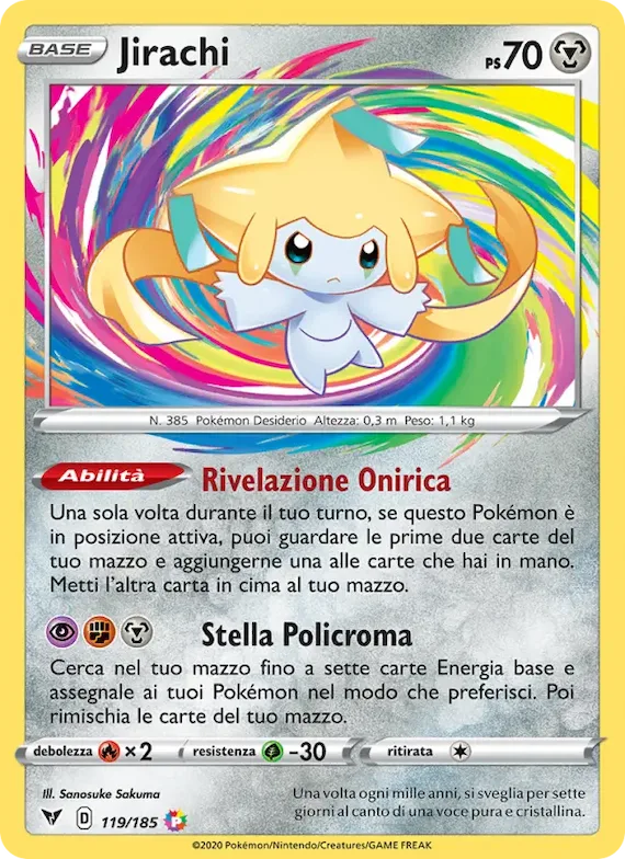 Jirachi 119 – Voltaggio Sfolgorante