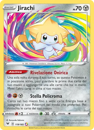 Jirachi 119 – Voltaggio Sfolgorante