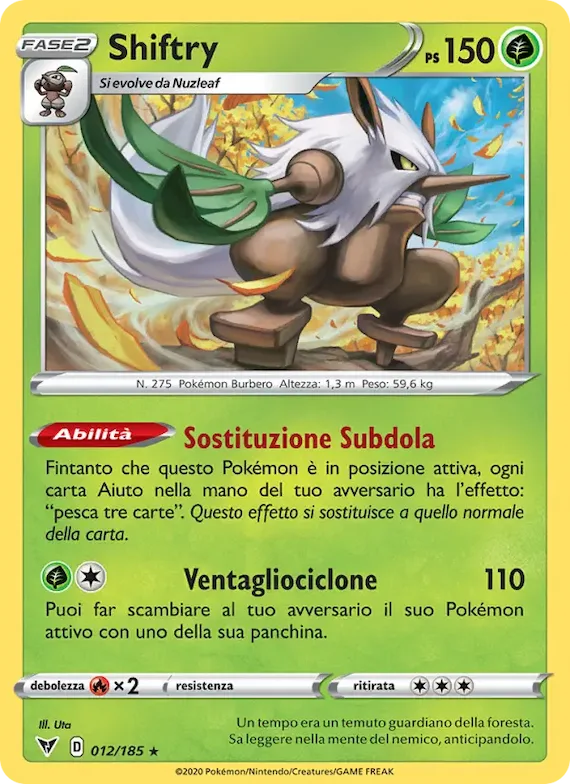 Shiftry 12 – Voltaggio Sfolgorante