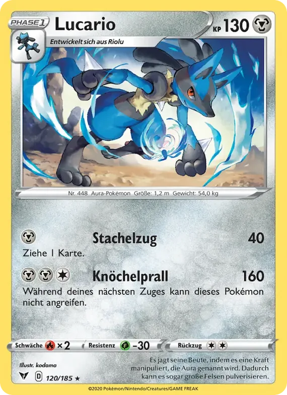 Lucario 120 – Farbenschock