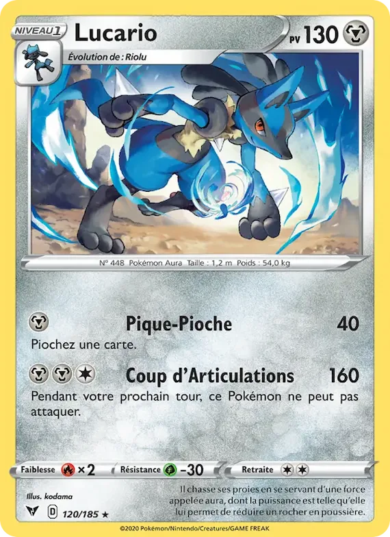 Lucario 120 – Voltage Éclatant