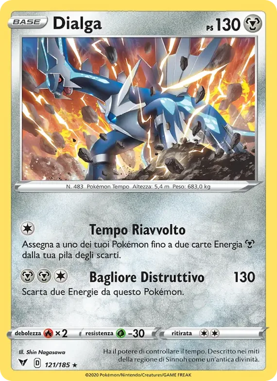 Dialga 121 – Voltaggio Sfolgorante