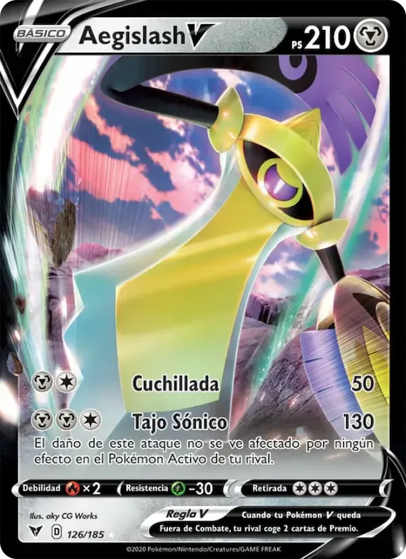 Aegislash V 126 – Voltaje Vívido