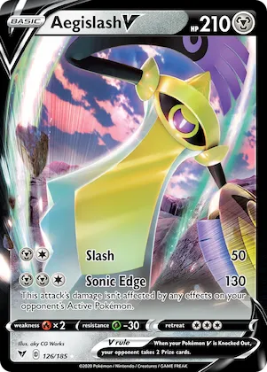 Aegislash V #126 – Vivid Voltage