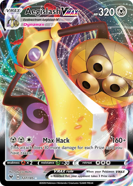 Aegislash VMAX #127 – Vivid Voltage