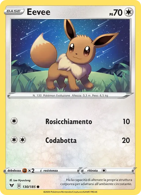 Eevee 130 – Voltaggio Sfolgorante