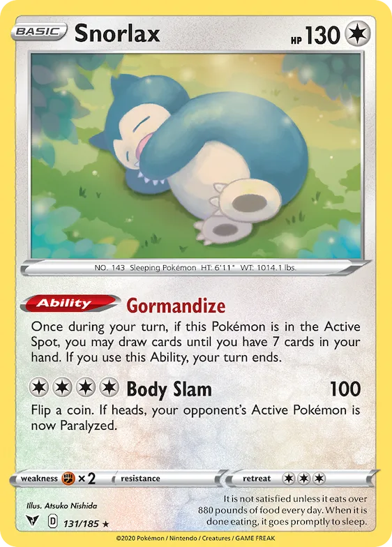 Snorlax #131 – Vivid Voltage