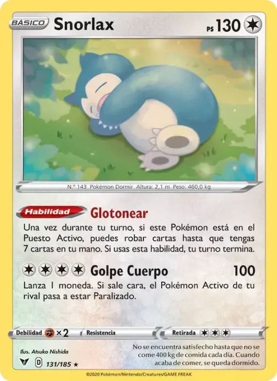 Snorlax 131 – Voltaje Vívido