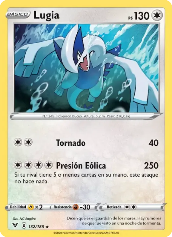 Lugia 132 – Voltaje Vívido