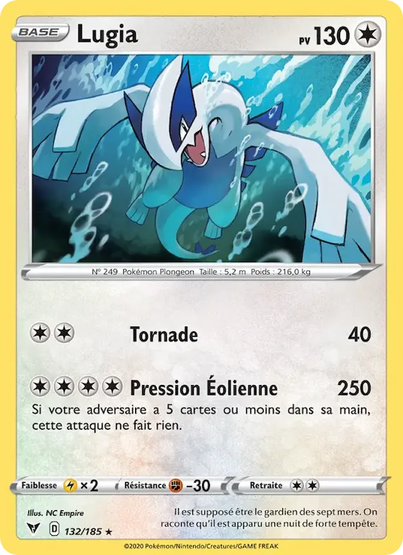 Lugia 132 – Voltage Éclatant