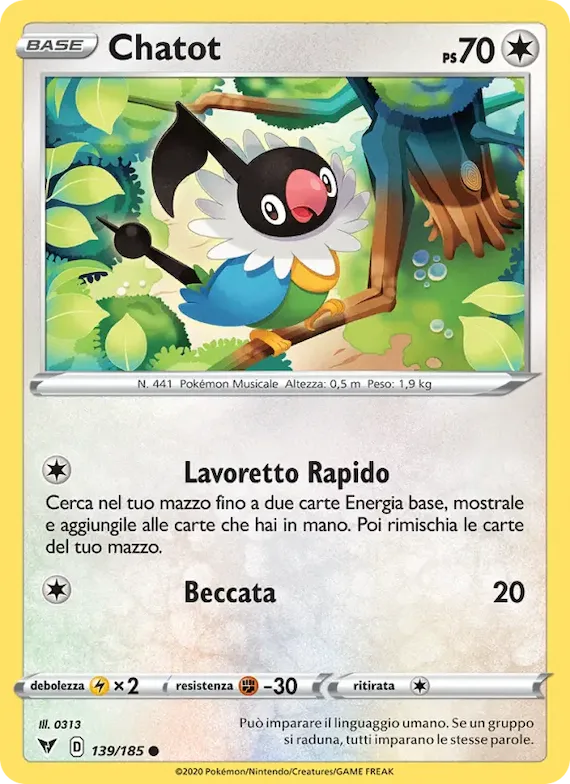 Chatot 139 – Voltaggio Sfolgorante