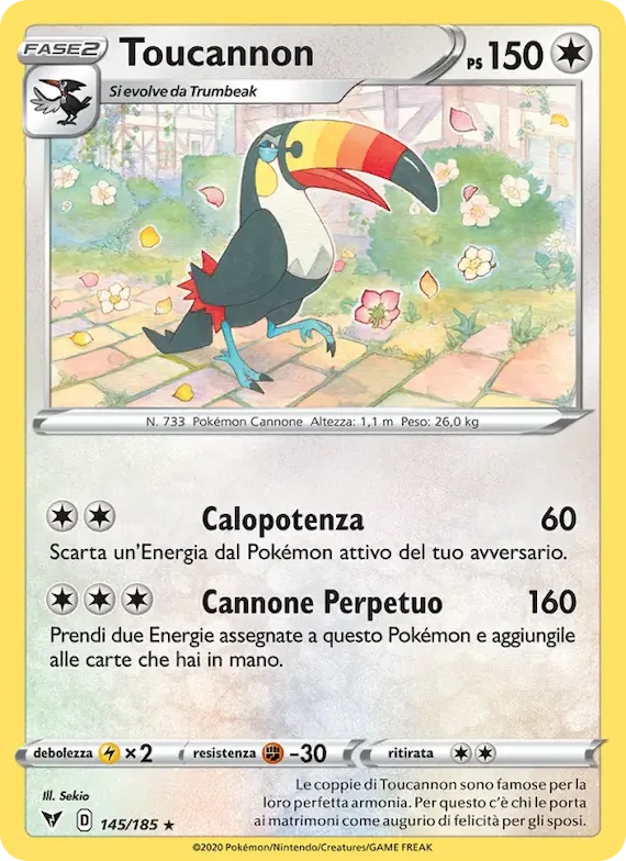 Toucannon 145 – Voltaggio Sfolgorante