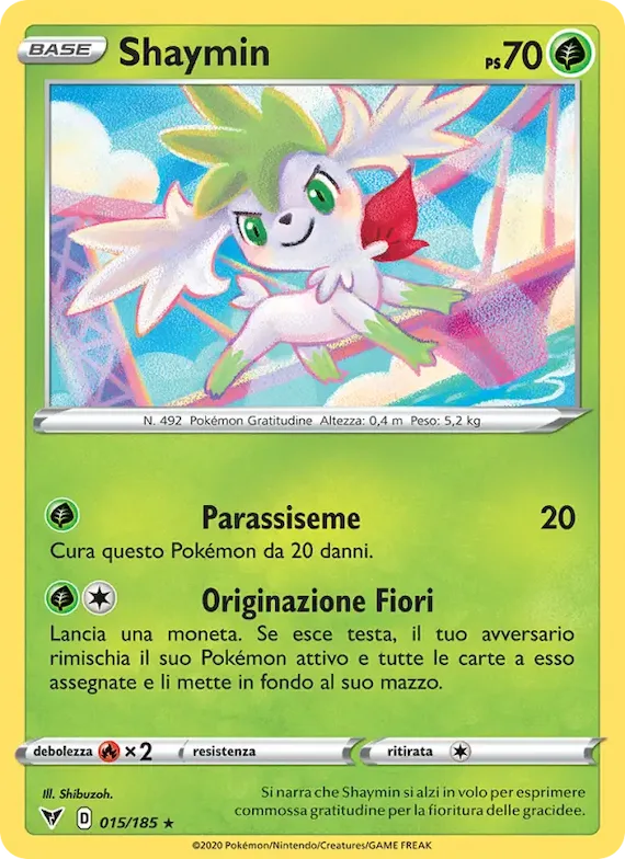 Shaymin 15 – Voltaggio Sfolgorante