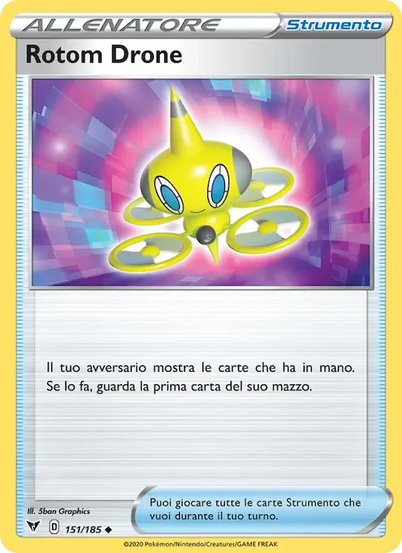 Rotom Drone 151 – Voltaggio Sfolgorante