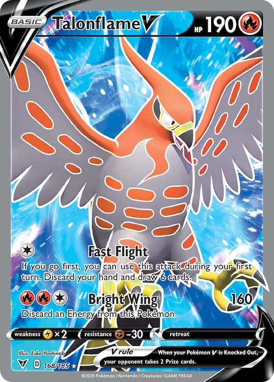 Talonflame V #168 – Vivid Voltage