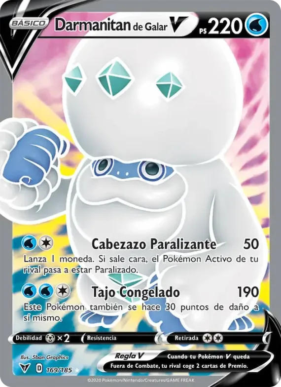 Darmanitan de Galar V 169 – Voltaje Vívido