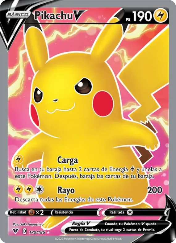 Pikachu V 170 – Voltaje Vívido