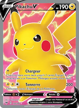 Pikachu V 170 – Voltage Éclatant