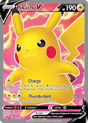 Pikachu V #170 – Vivid Voltage