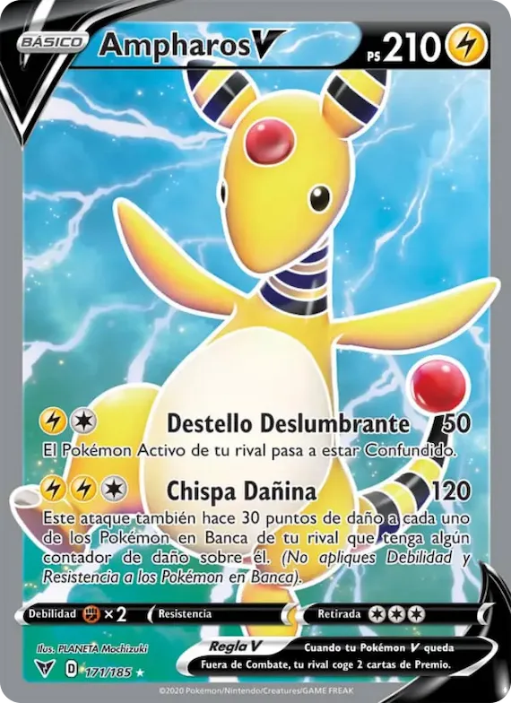 Ampharos V 171 – Voltaje Vívido