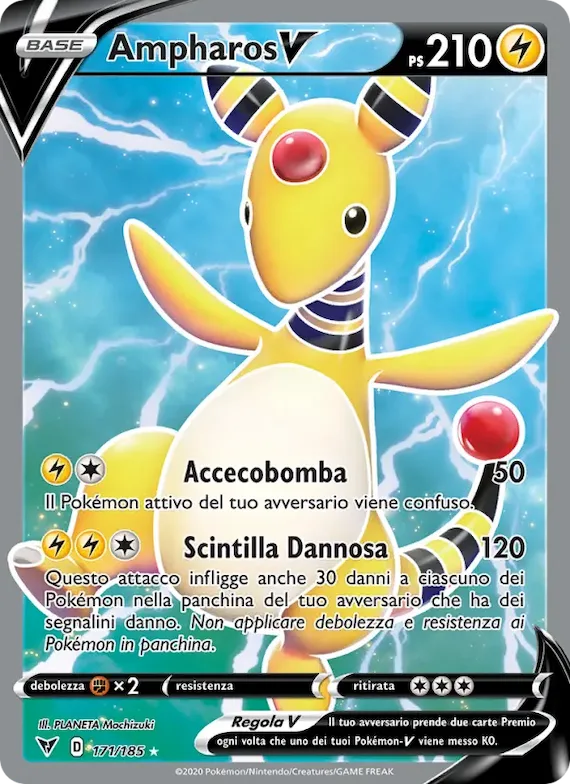 Ampharos V 171 – Voltaggio Sfolgorante