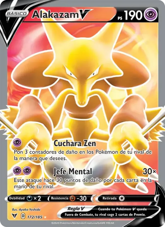 Alakazam V 172 – Voltaje Vívido