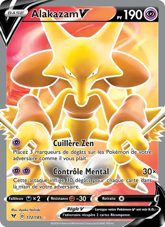 Alakazam V 172 – Voltage Éclatant