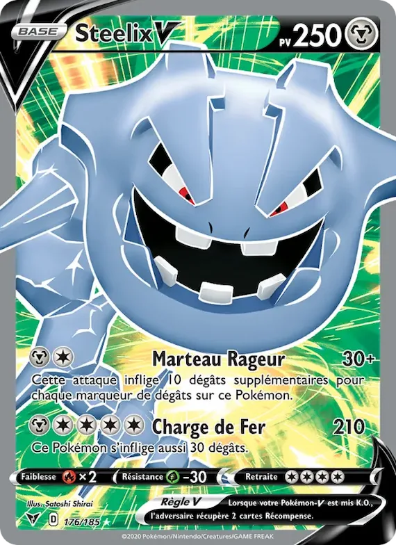 Steelix V 176 – Voltage Éclatant