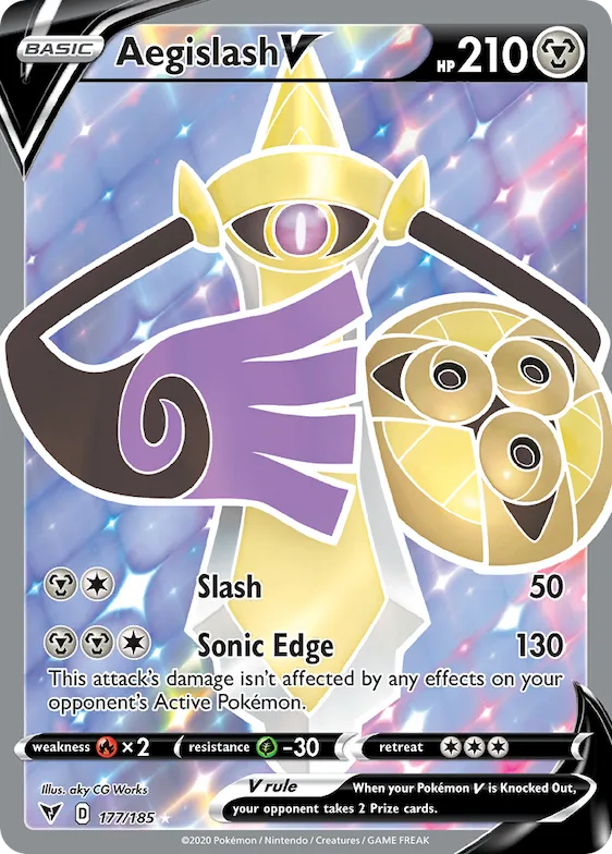 Aegislash V #177 – Vivid Voltage