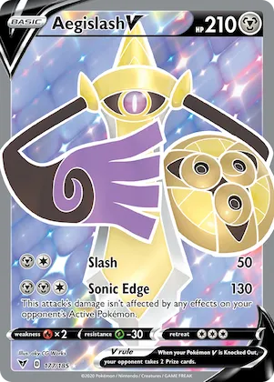 Aegislash V #177 – Vivid Voltage