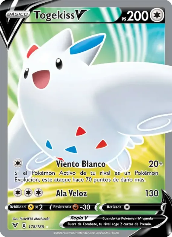Togekiss V 178 – Voltaje Vívido