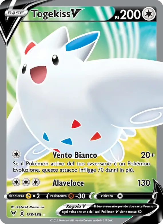 Togekiss V 178 – Voltaggio Sfolgorante