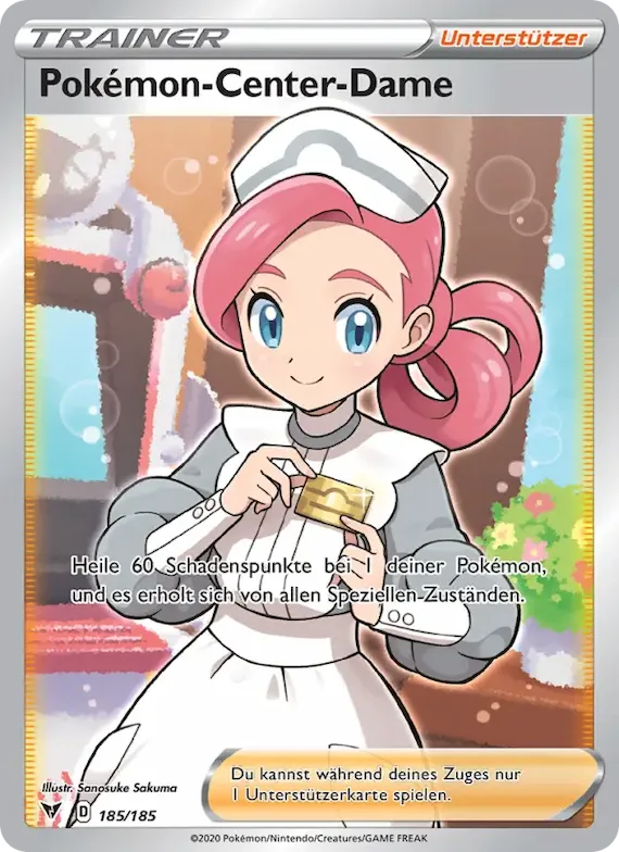 Pokémon-Center-Dame 185 – Farbenschock