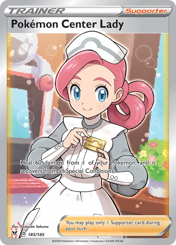 Pokémon Center Lady #185 – Vivid Voltage