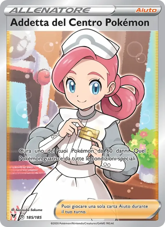 Addetta del Centro Pokémon 185 – Voltaggio Sfolgorante