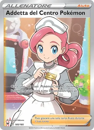 Addetta del Centro Pokémon 185 – Voltaggio Sfolgorante