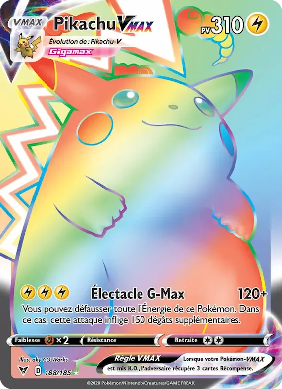 Pikachu VMAX 188 – Voltage Éclatant