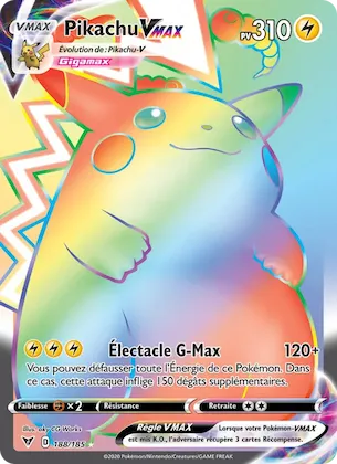 Pikachu VMAX 188 – Voltage Éclatant