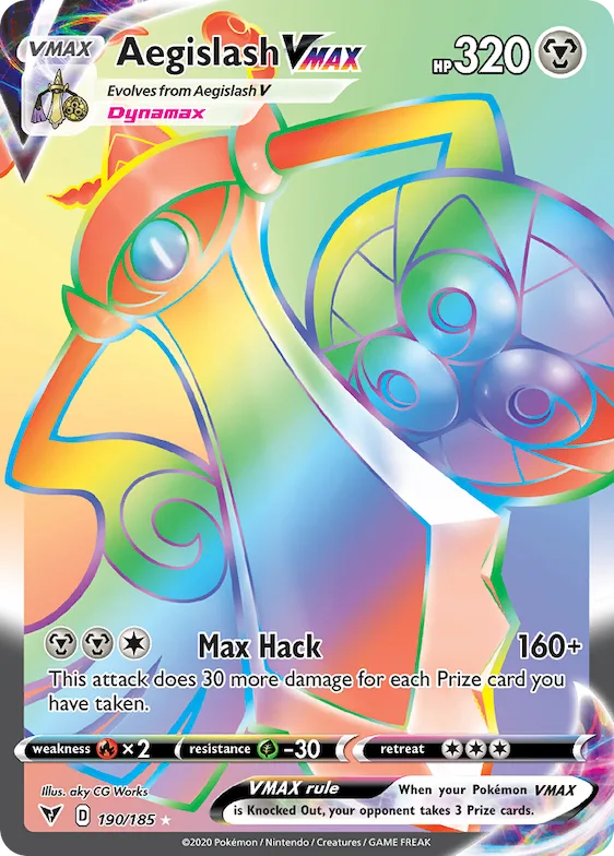 Aegislash VMAX #190 – Vivid Voltage
