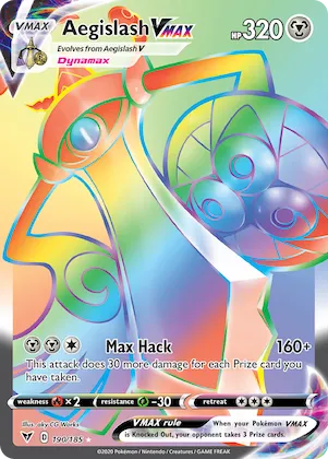 Aegislash VMAX #190 – Vivid Voltage