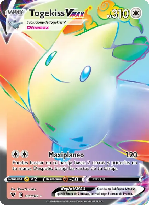 Togekiss VMAX 191 – Voltaje Vívido