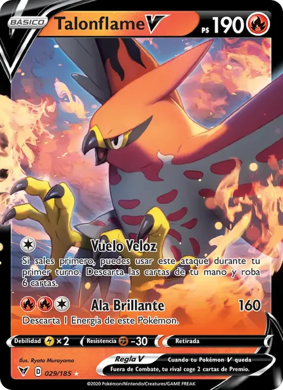 Talonflame V 29 – Voltaje Vívido