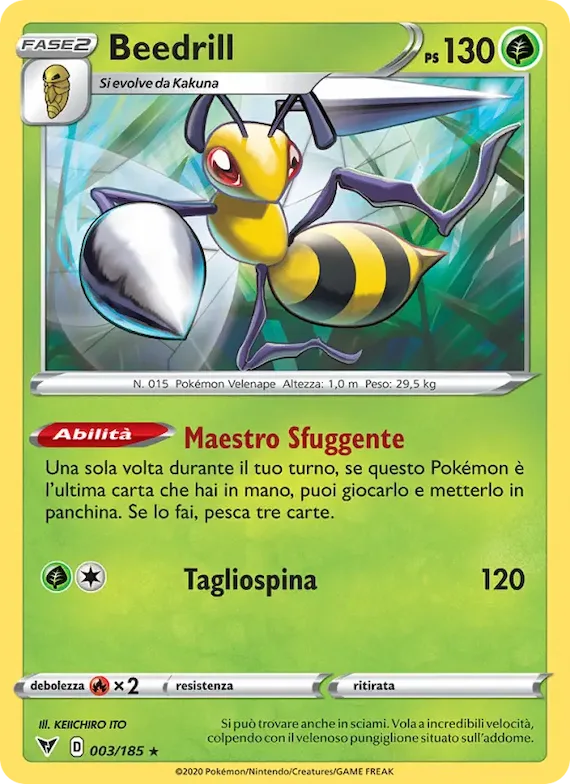 Beedrill 3 – Voltaggio Sfolgorante