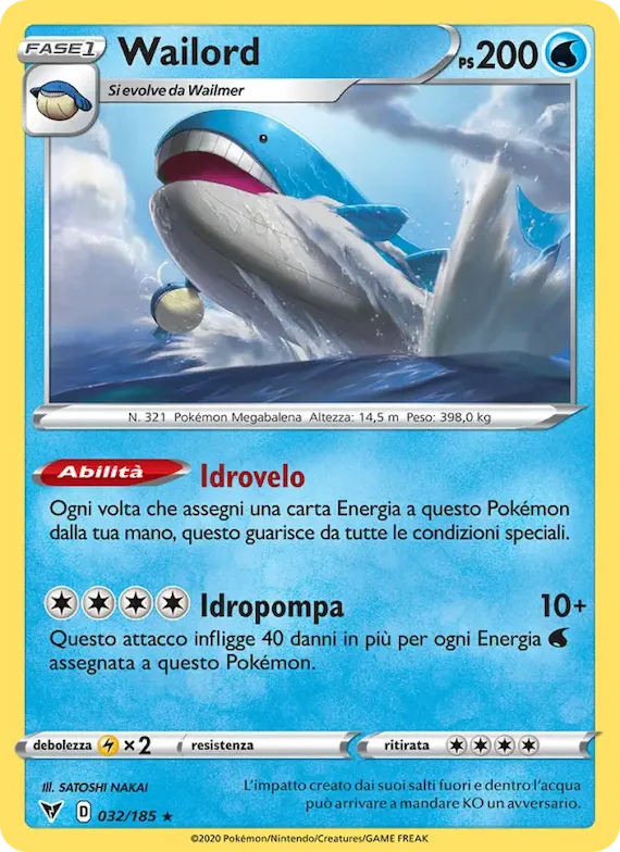 Wailord 32 – Voltaggio Sfolgorante