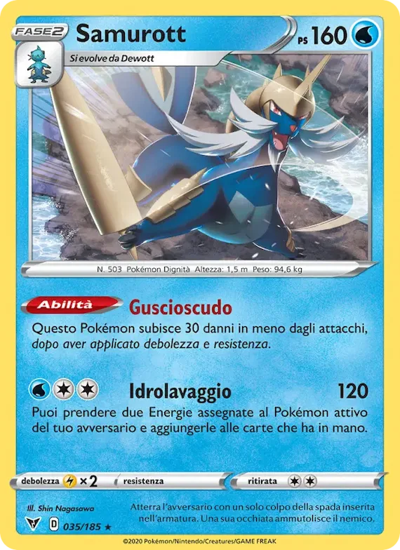 Samurott 35 – Voltaggio Sfolgorante
