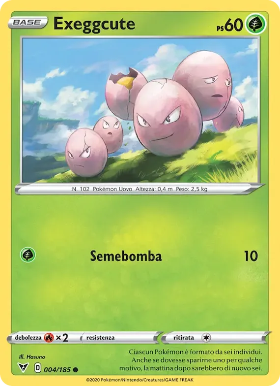 Exeggcute 4 – Voltaggio Sfolgorante