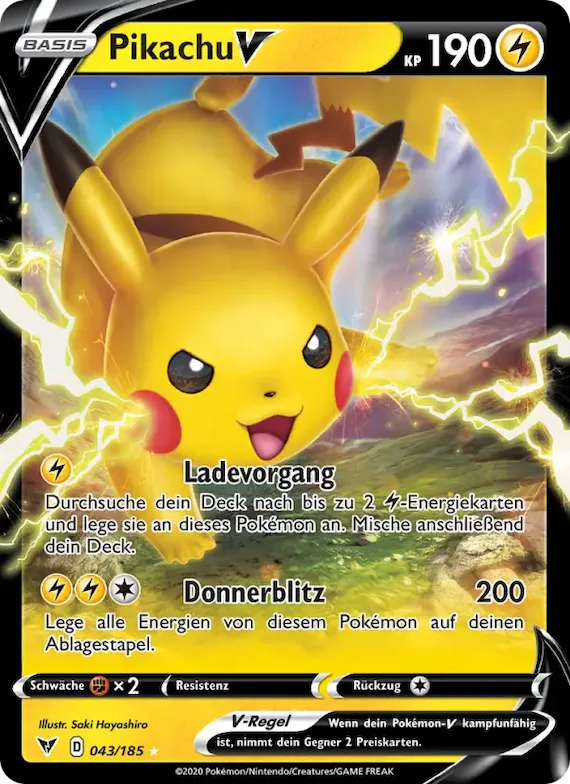 Pikachu V 43 – Farbenschock