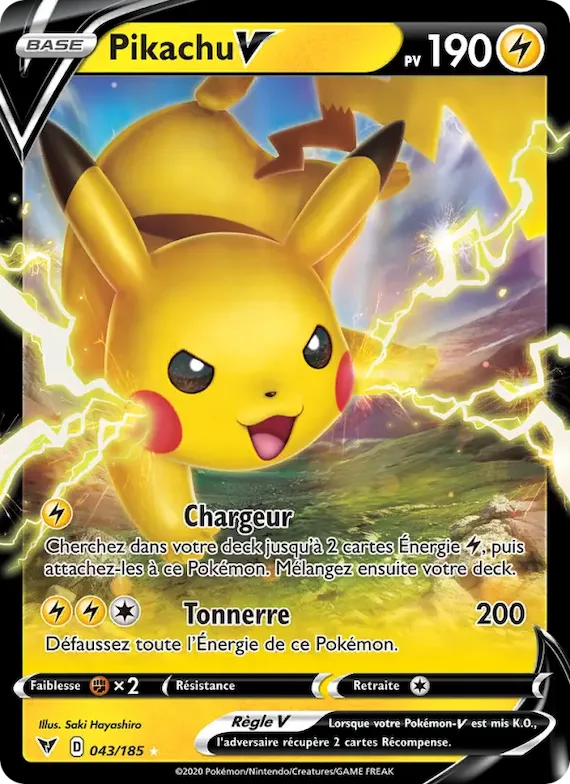 Pikachu V 43 – Voltage Éclatant